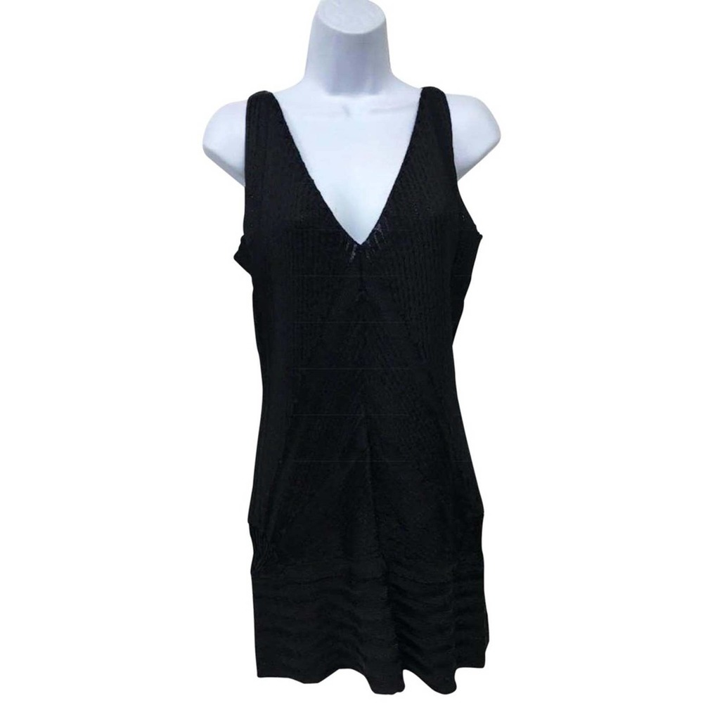 Pepa Pombo Black Knit Dress M